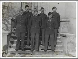 Front l-r:  Smith, Carlson, Hancock;
Back l-r:  Buckley, Ronald Hardy, Verris Hubbell